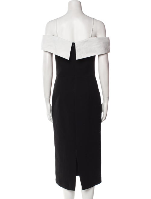 Rebecca Vallance Off-The-Shoulder Midi Length Dress