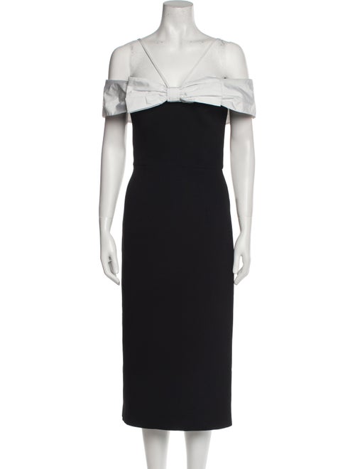 Rebecca Vallance Off-The-Shoulder Midi Length Dress