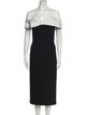 Rebecca Vallance Off-The-Shoulder Midi Length Dress