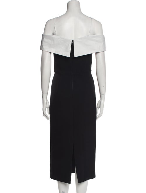 Rebecca Vallance Off-The-Shoulder Midi Length Dress