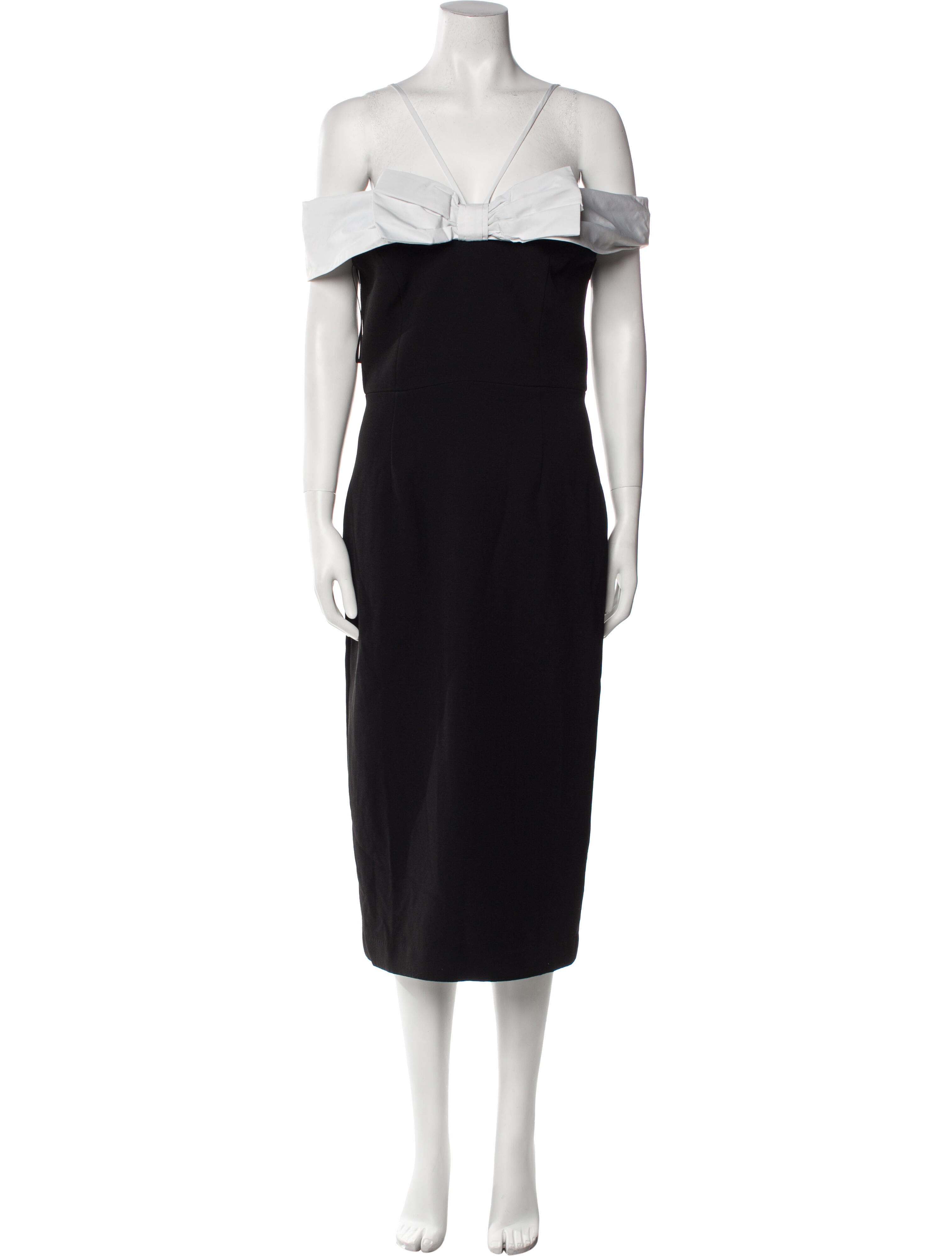 Rebecca Vallance V-Neck Midi Length Dress