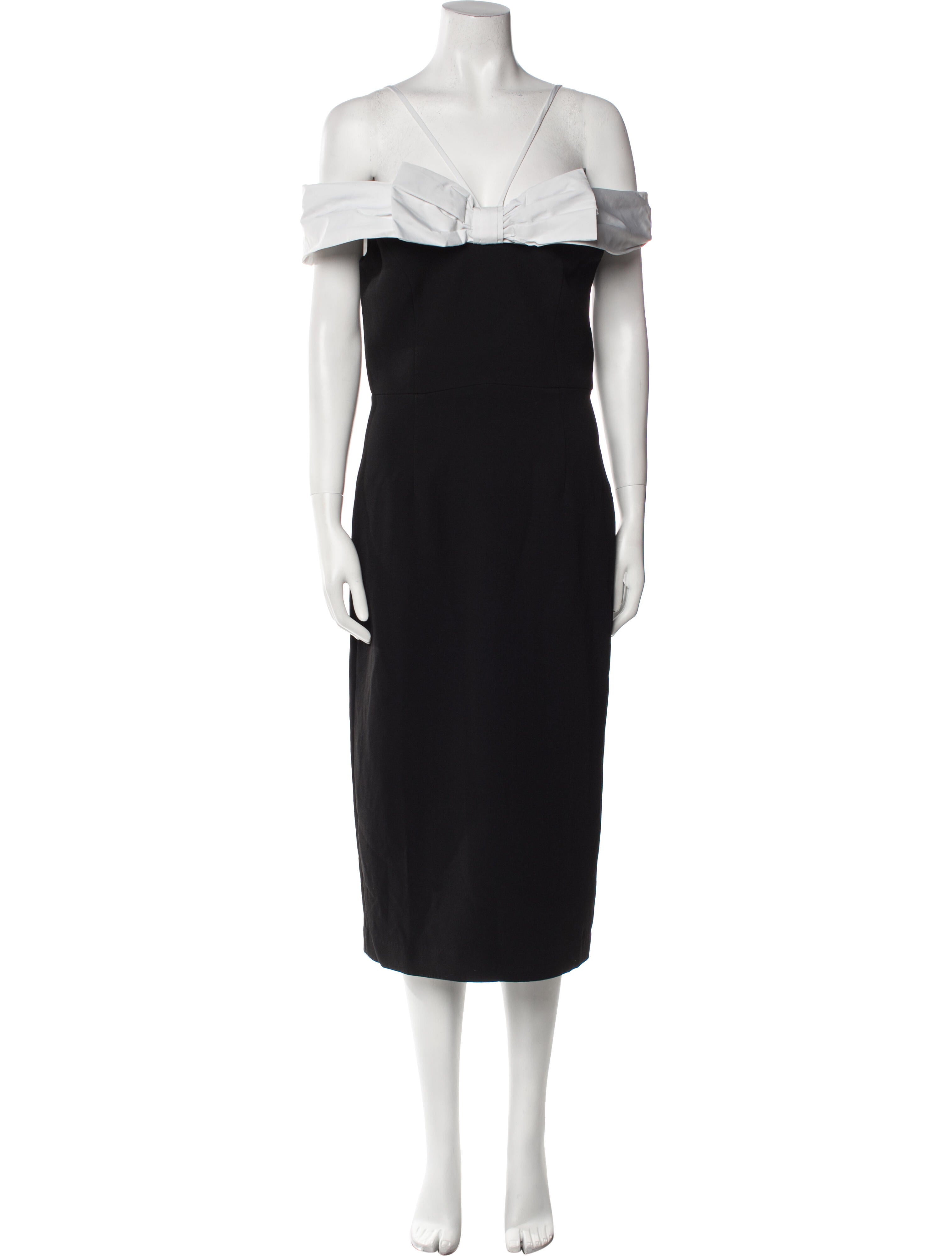 Rebecca Vallance V-Neck Midi Length Dress