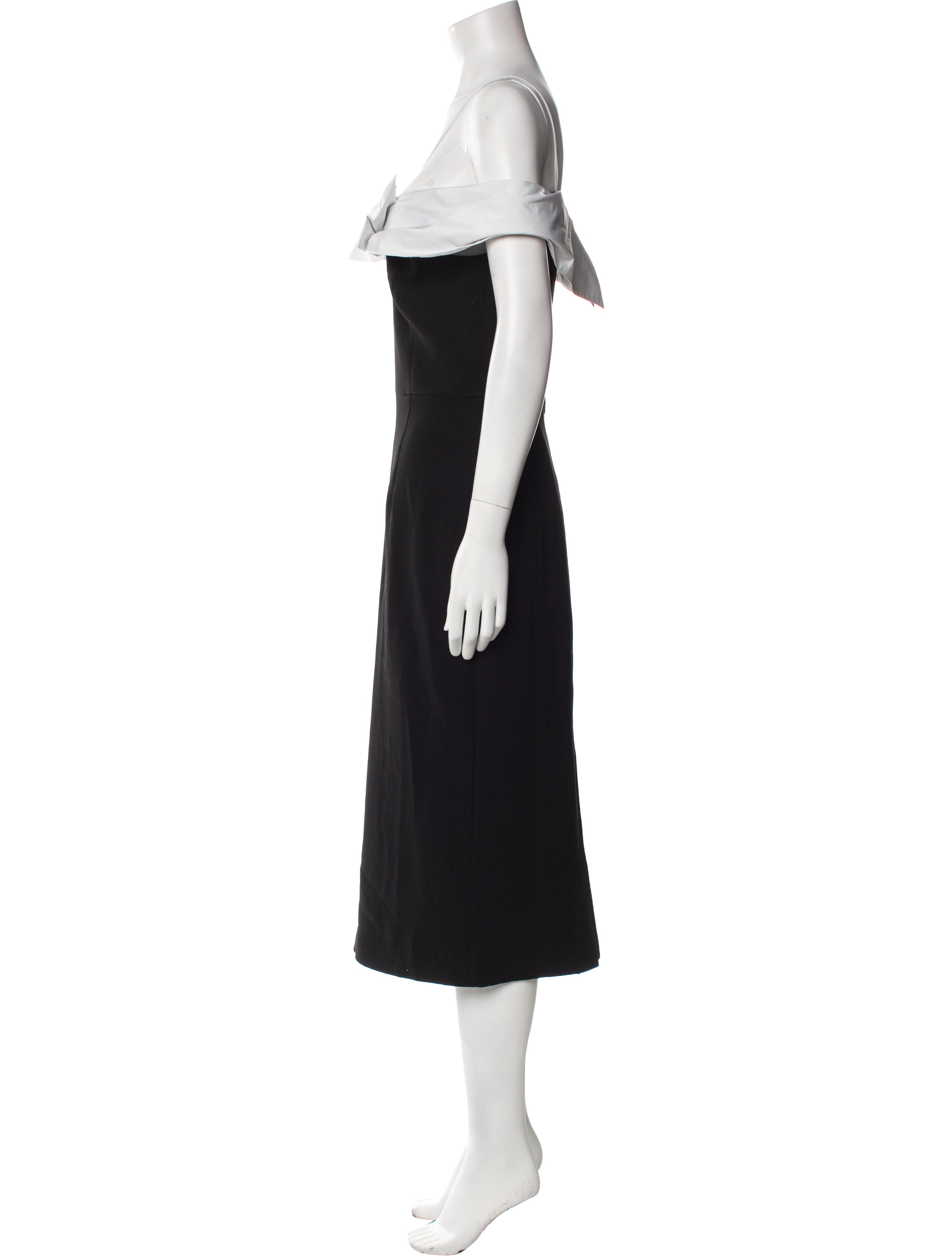Rebecca Vallance V-Neck Midi Length Dress