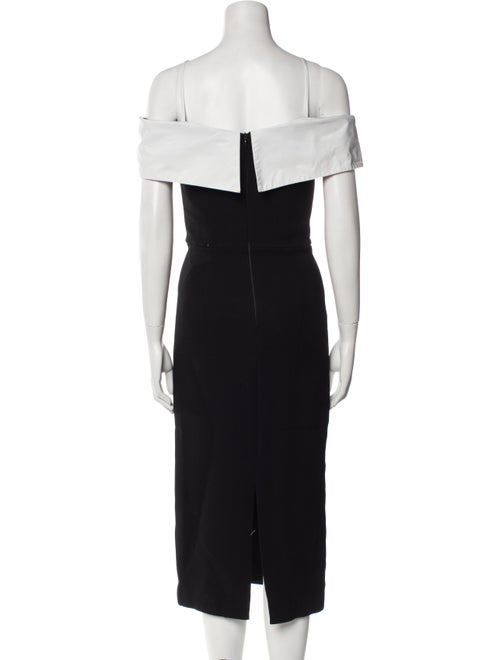 Rebecca Vallance V-Neck Midi Length Dress