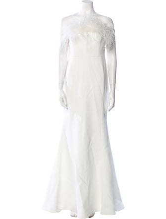 Rebecca Vallance Strapless Long Dress