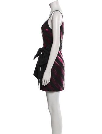 Rebecca Vallance Striped Mini Dress