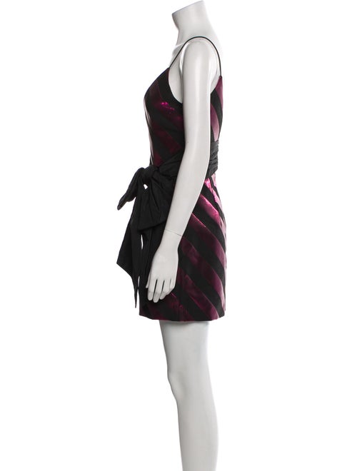 Rebecca Vallance Striped Mini Dress