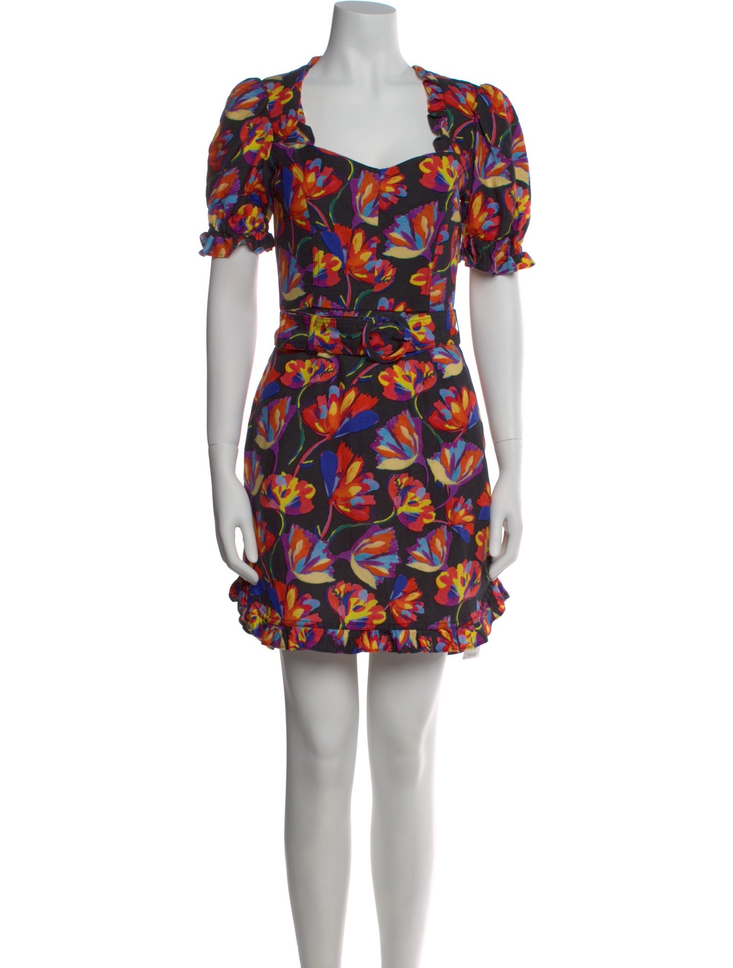 Rebecca Vallance Floral Print Mini Dress