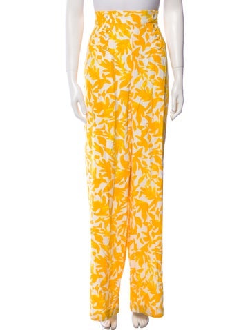 Rebecca Vallance Pants Silk Wide Leg S