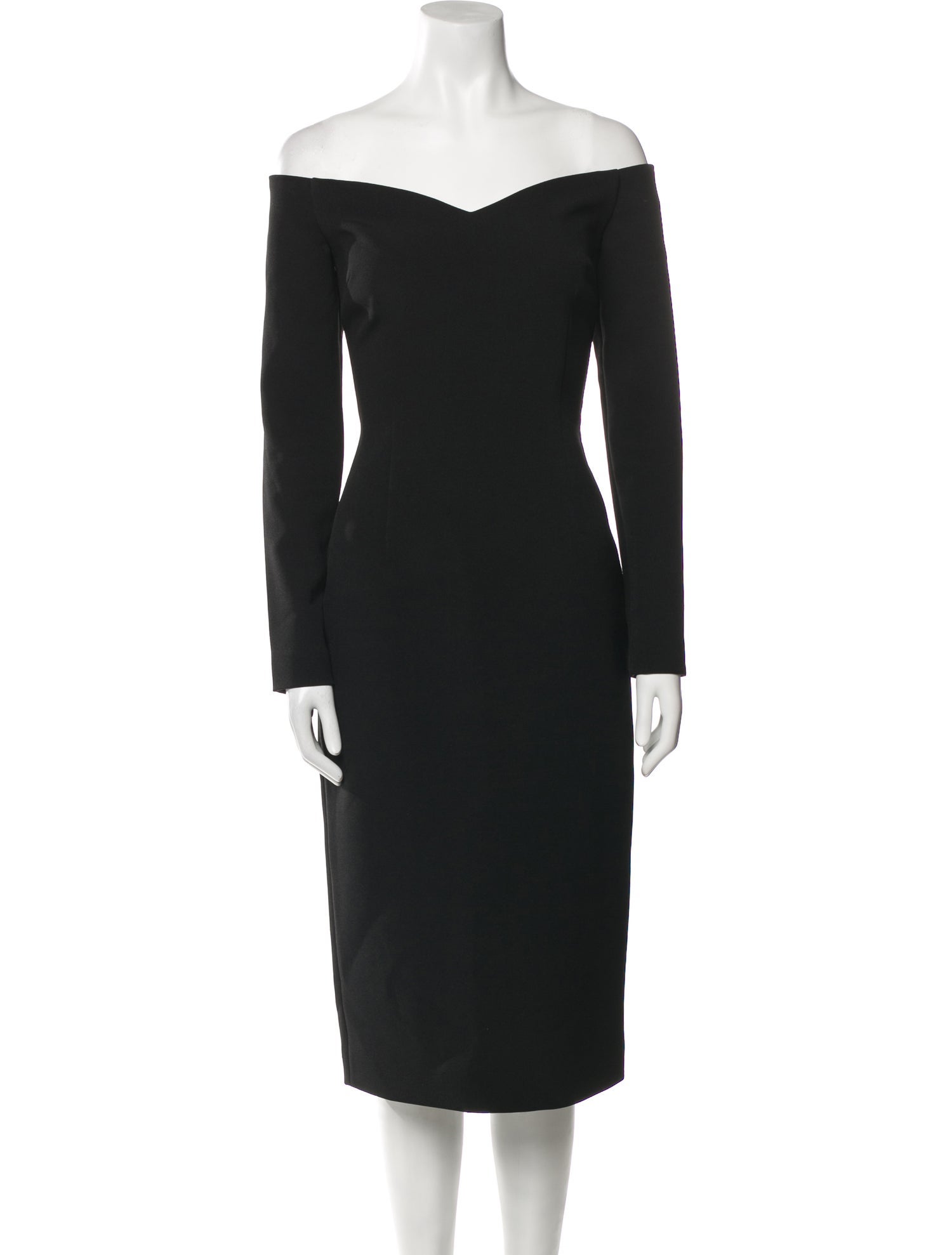 Rebecca Vallance Off-The-Shoulder Midi Length Dress