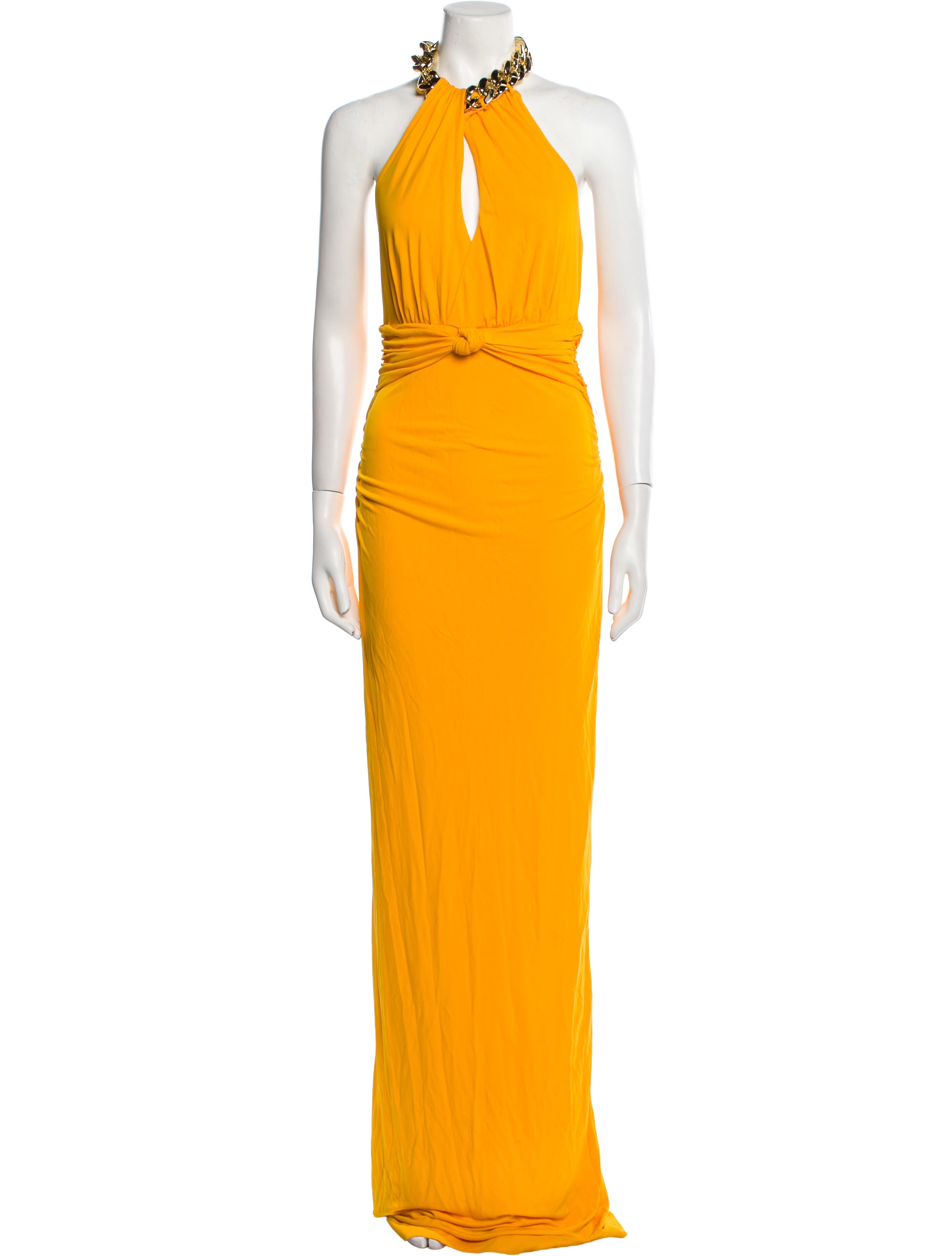 Rebecca Vallance Halterneck Long Dress