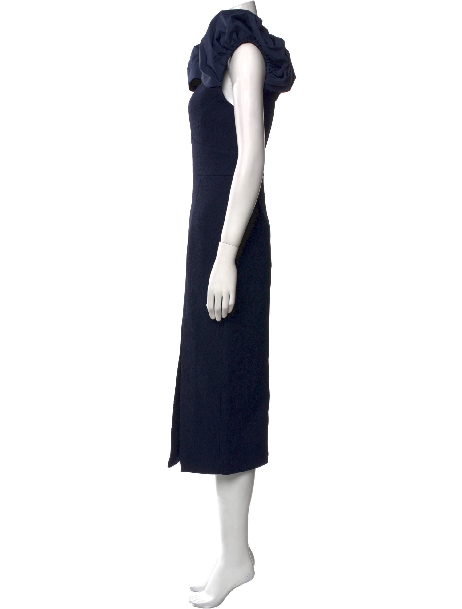 Rebecca Vallance V-Neck Midi Length Dress