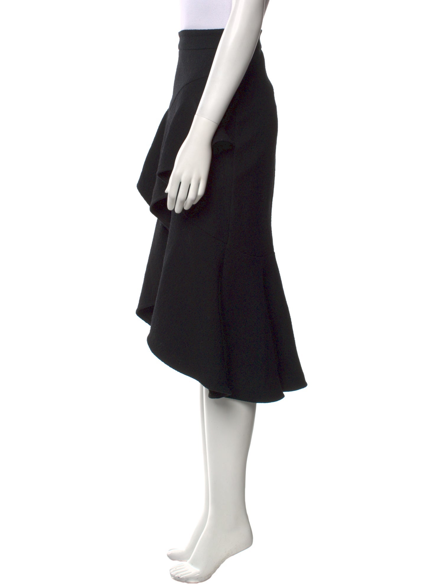 Rebecca Vallance Wool Midi Length Skirt