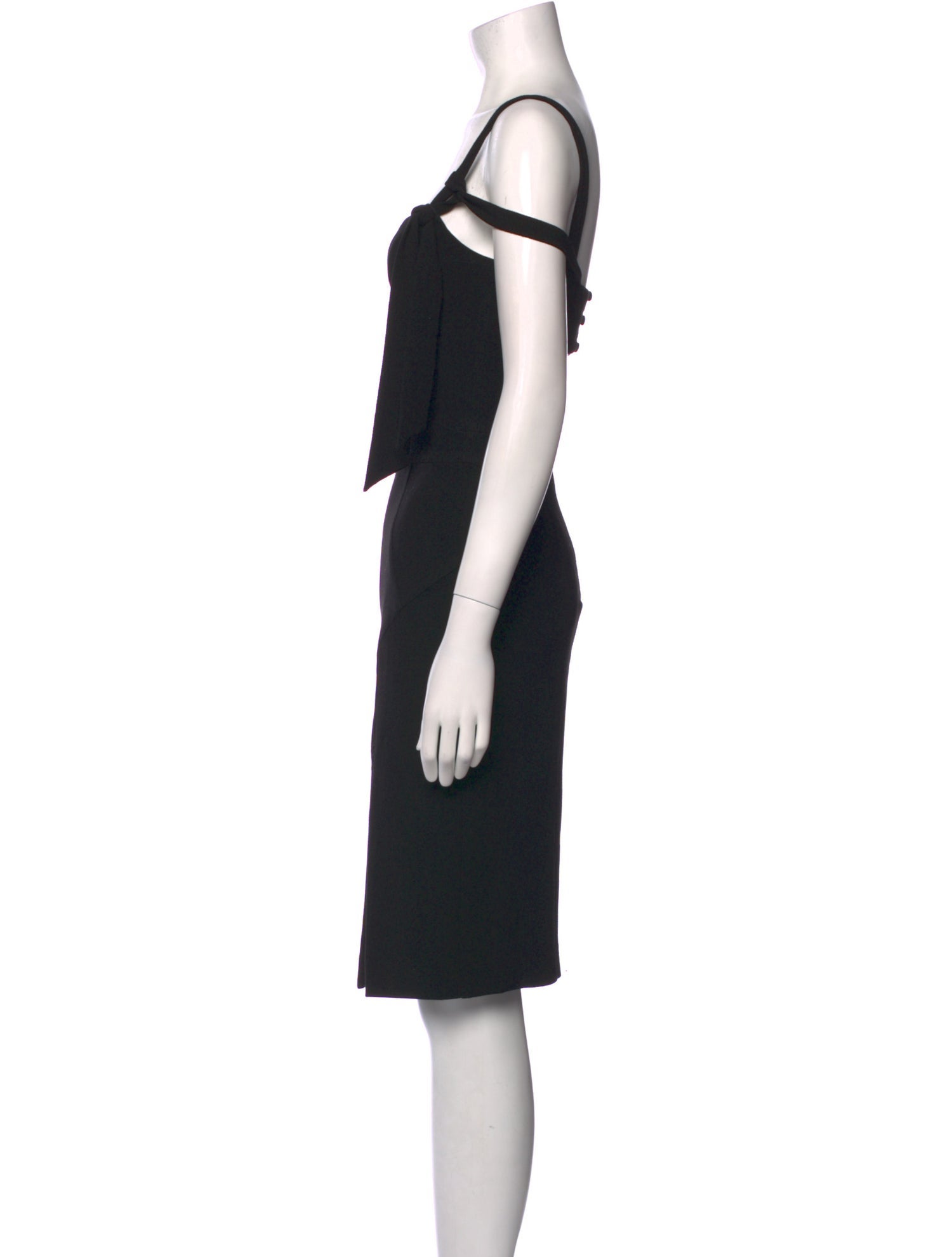 Rebecca Vallance Square Neckline Knee-Length Dress