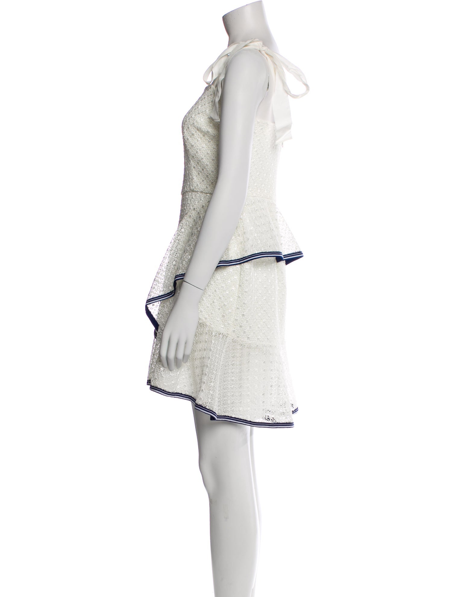 Rebecca Vallance Square Neckline Mini Dress