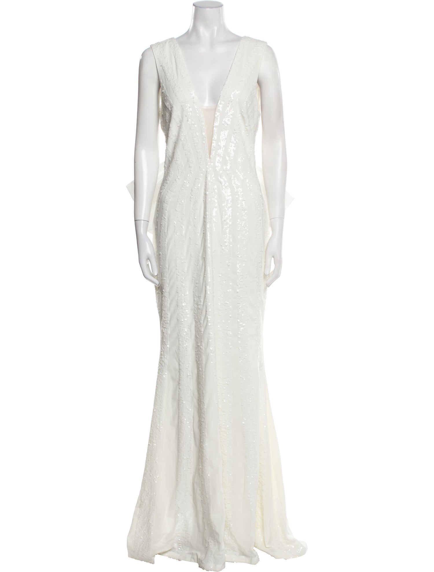 Rebecca Vallance V-Neck Long Dress