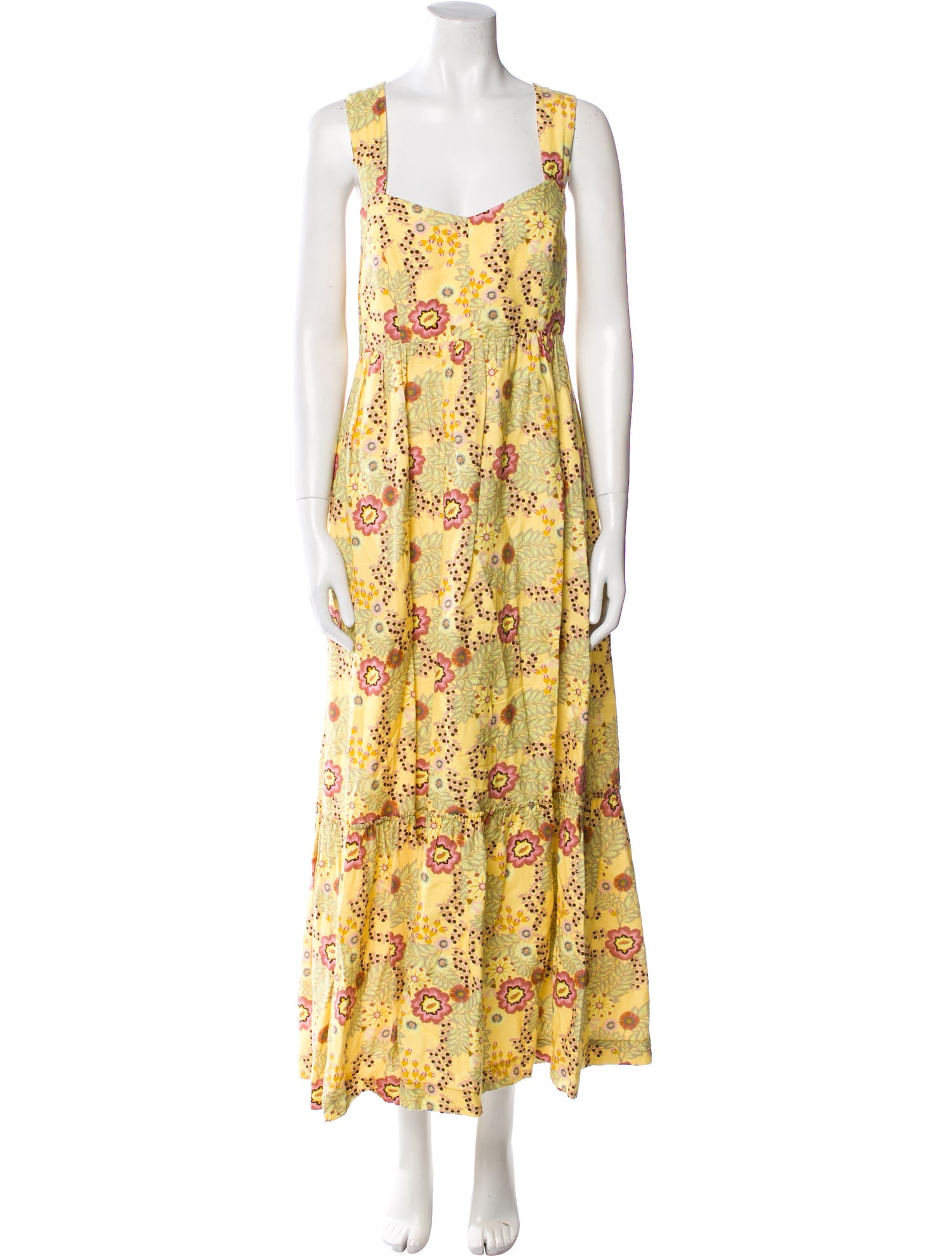 Rebecca Vallance Floral Print Long Dress