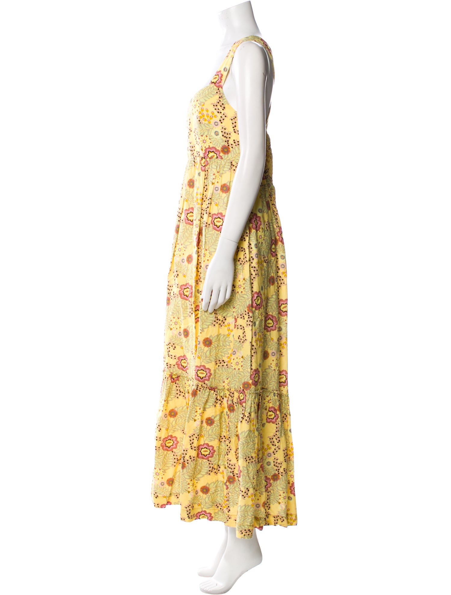 Rebecca Vallance Floral Print Long Dress