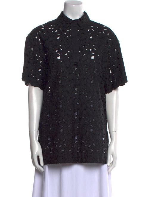 Rebecca Vallance Short Sleeve Button-Up Top