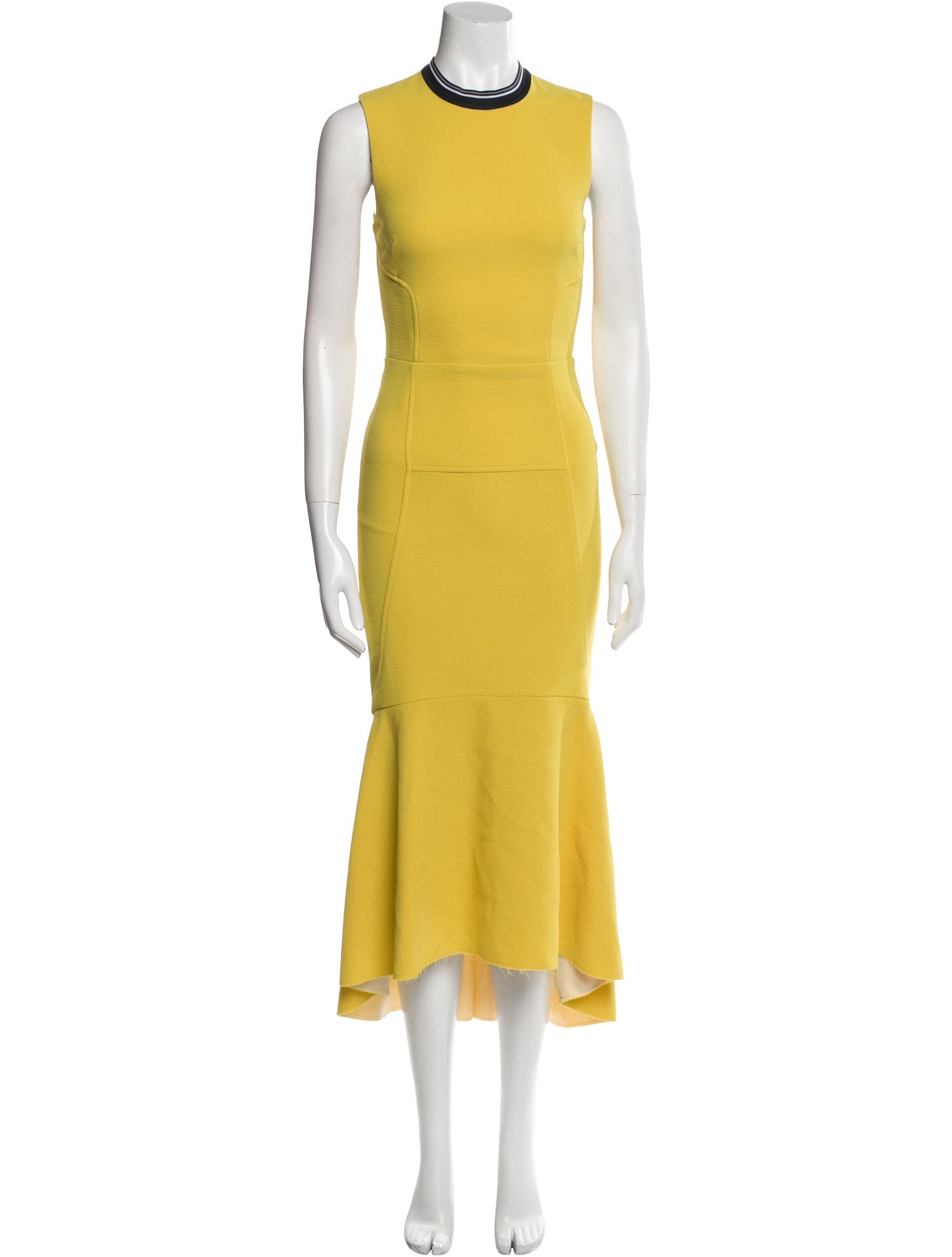 Rebecca Vallance Mock Neck Long Dress