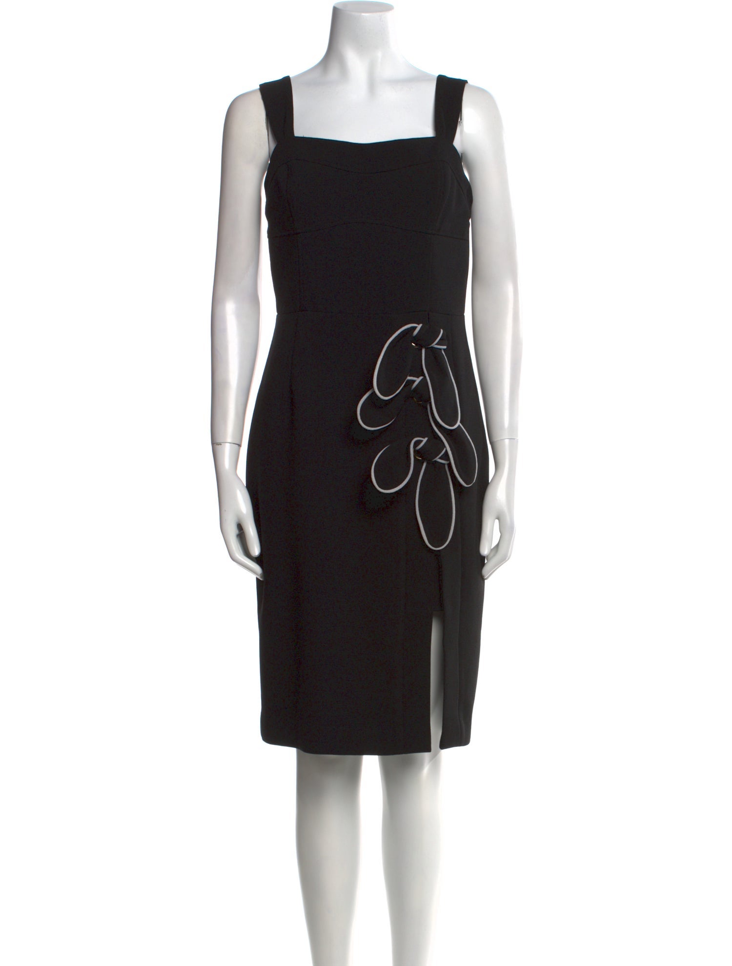 Rebecca Vallance Square Neckline Knee-Length Dress