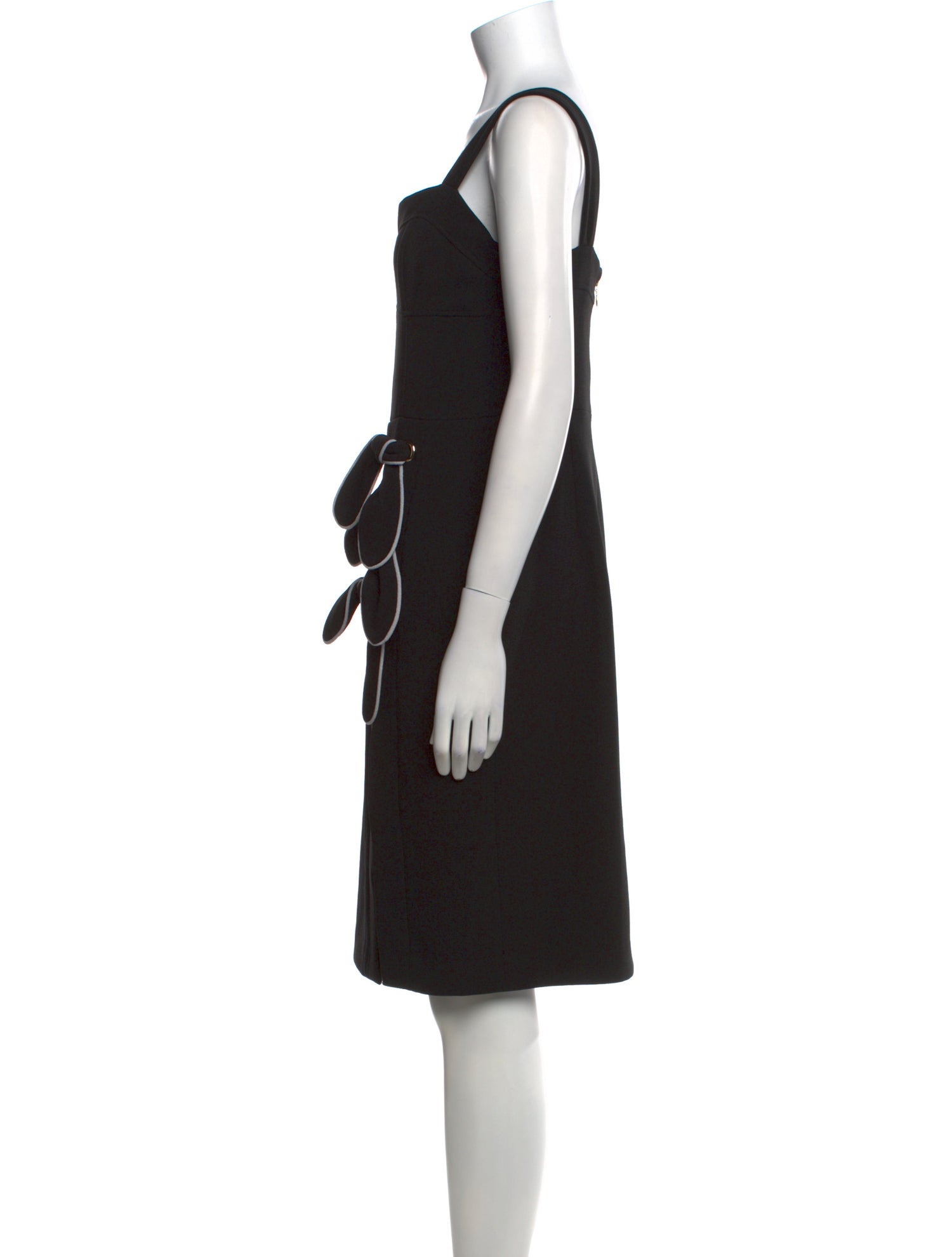 Rebecca Vallance Square Neckline Knee-Length Dress