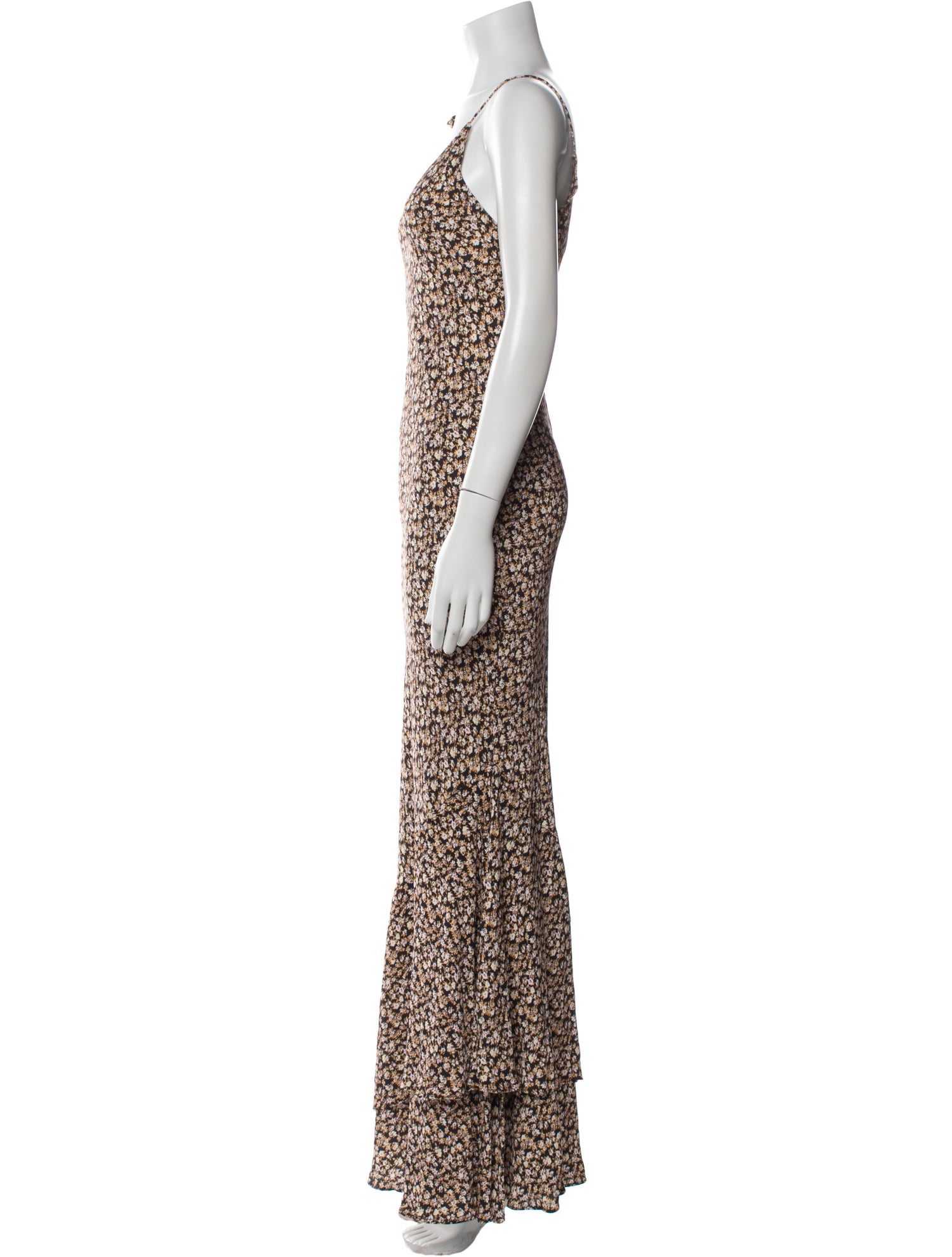 Rebecca Vallance Printed Long Dress