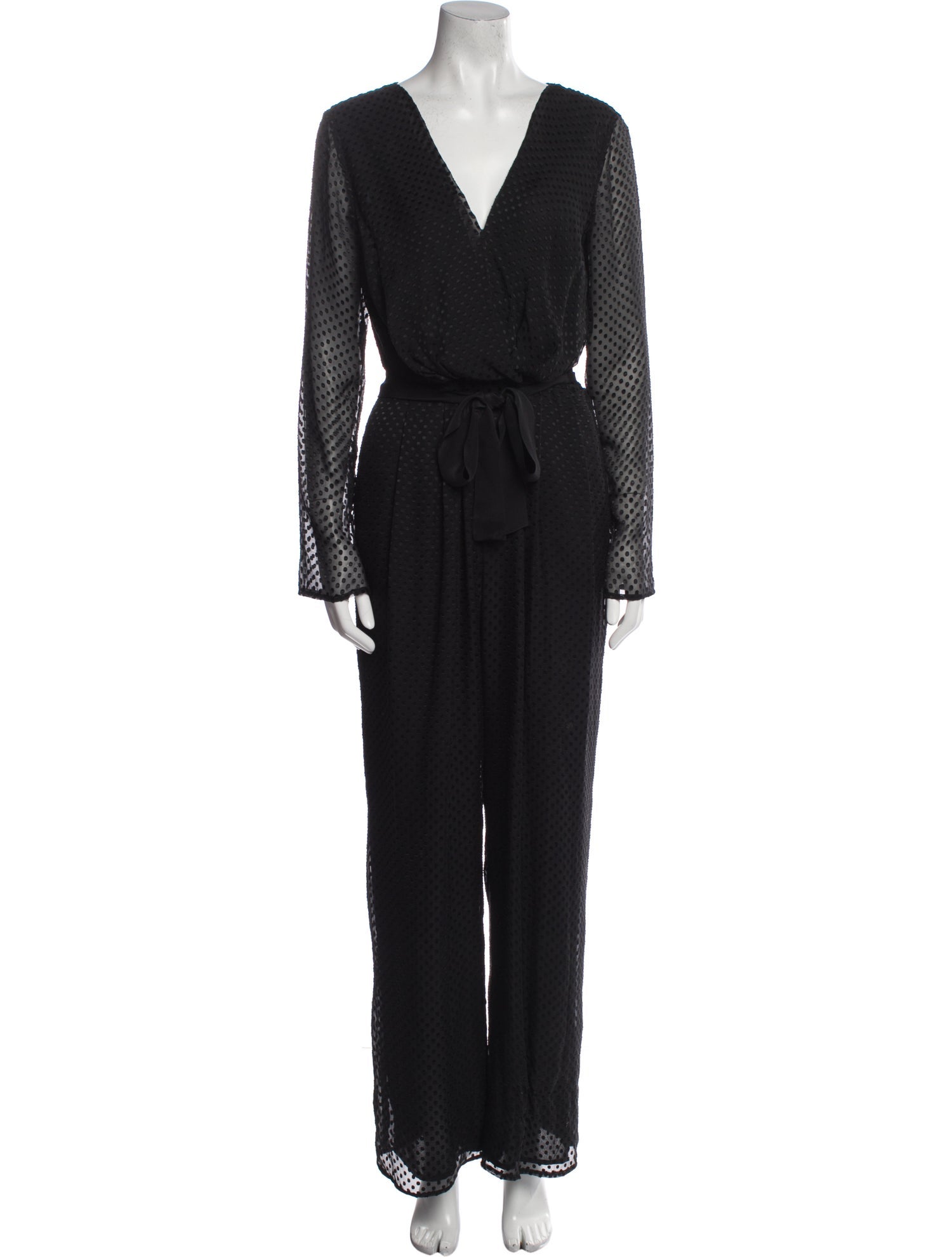 Rebecca Vallance Plunge Neckline Jumpsuit