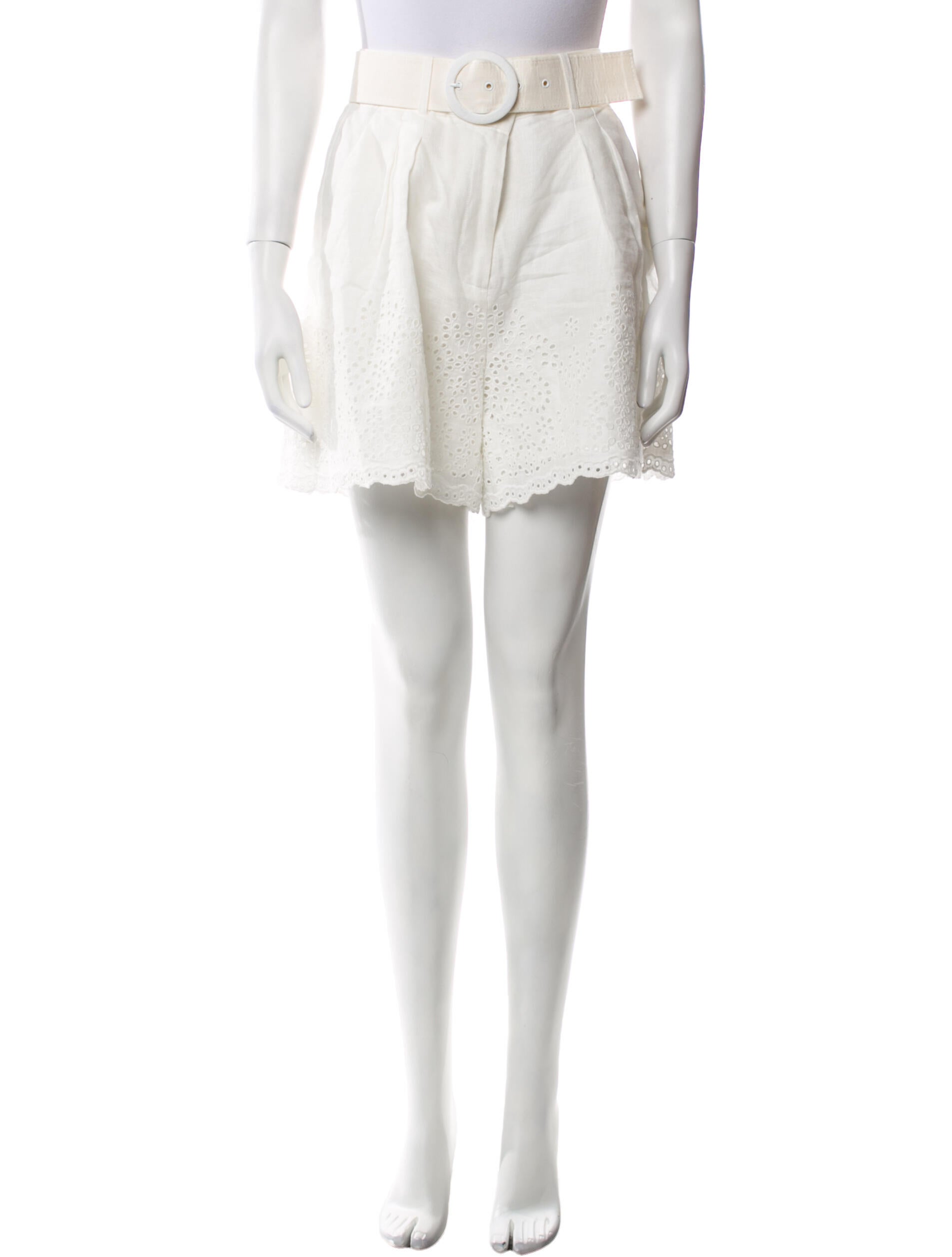 Rebecca Vallance Linen Mini Shorts