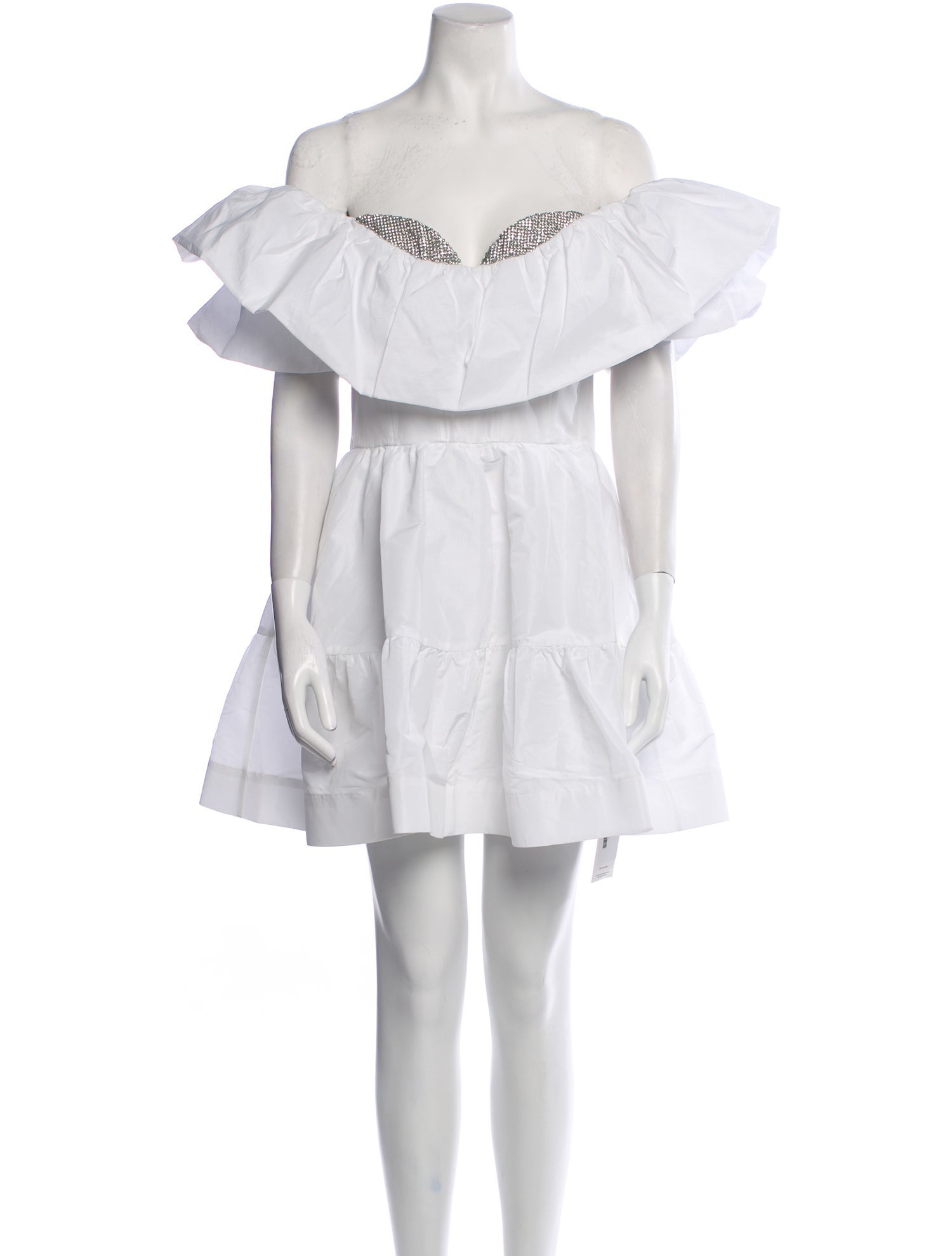 Rebecca Vallance Off-The-Shoulder Mini Dress