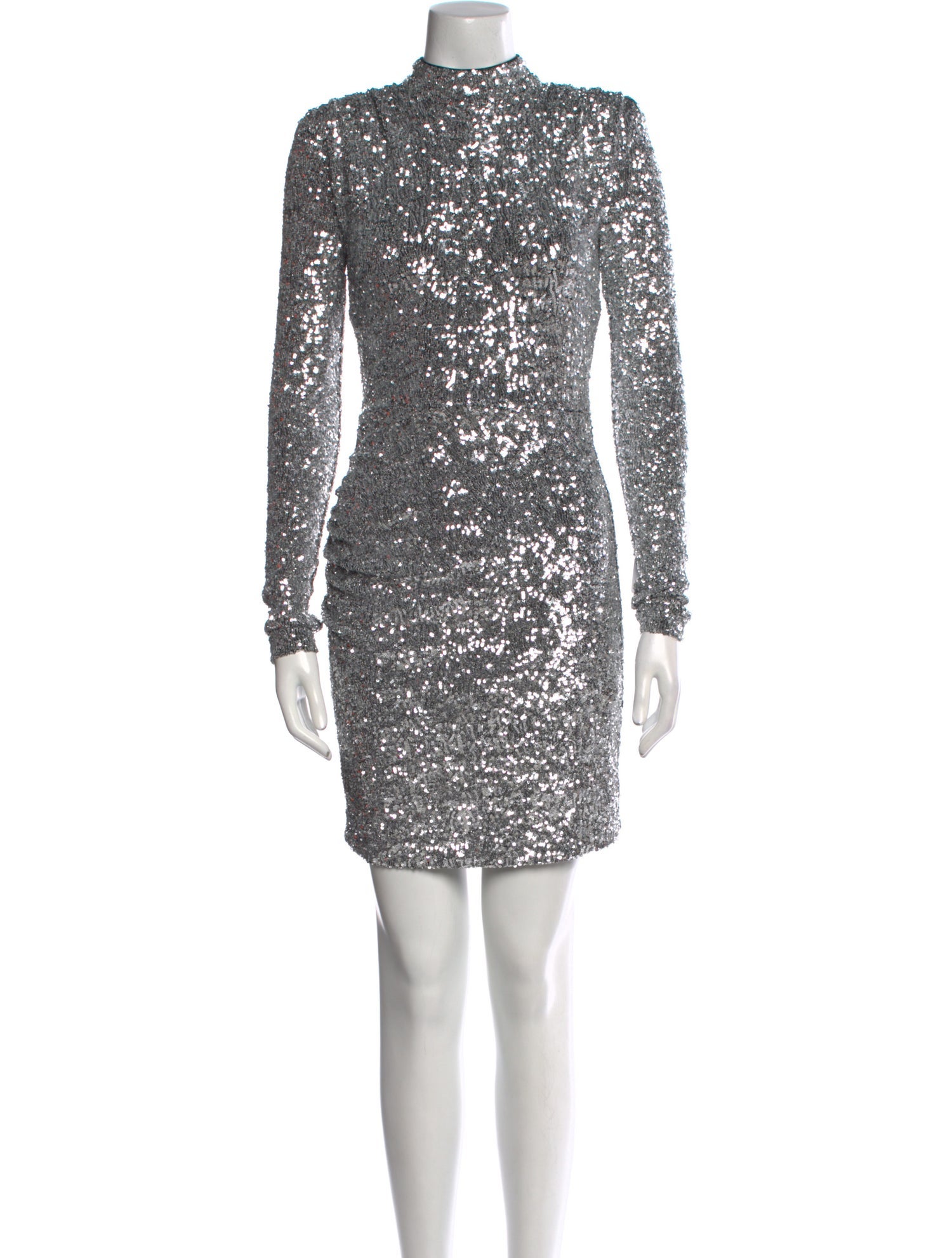 Rebecca Vallance Mock Neck Mini Dress