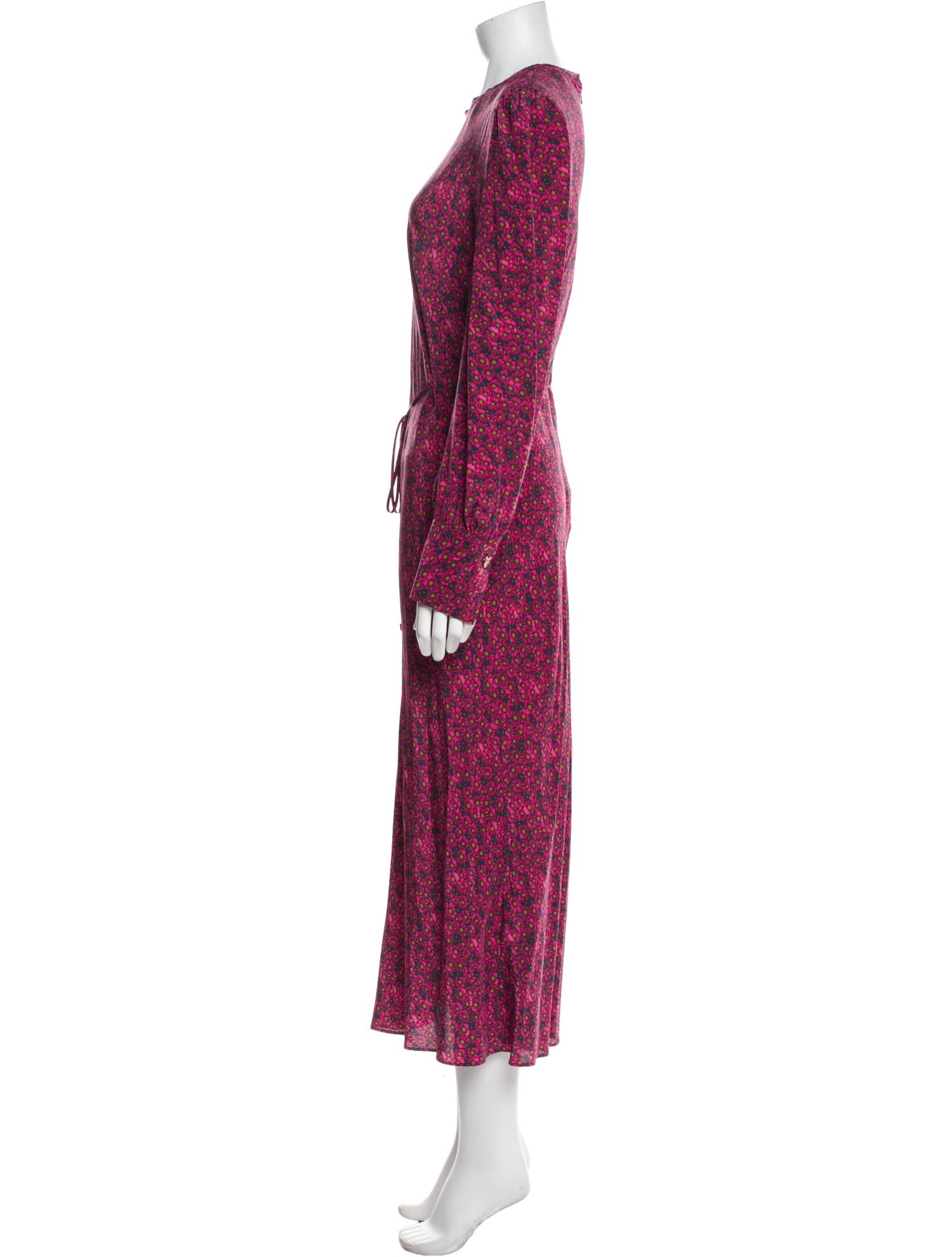 Rebecca Vallance Silk Long Dress