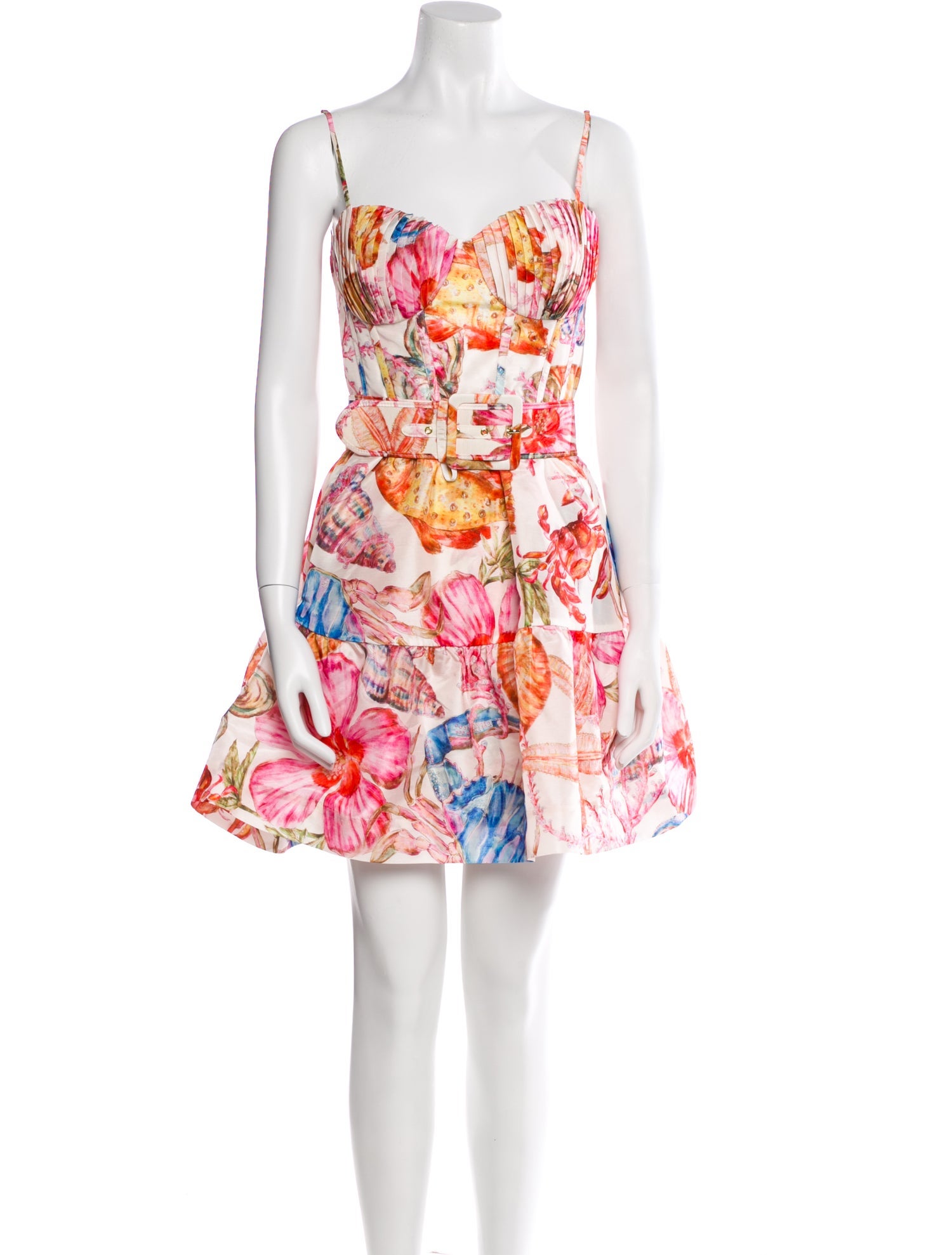 Rebecca Vallance Floral Print Mini Dress