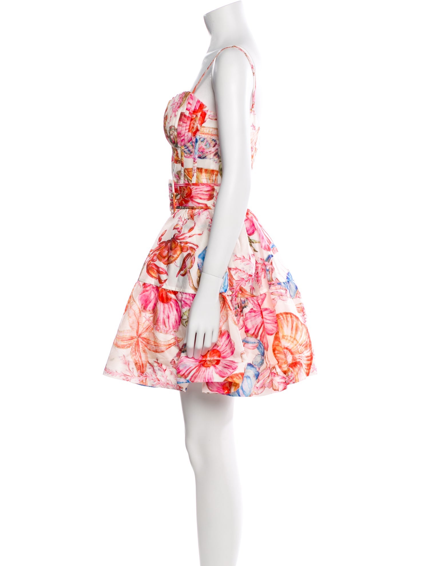 Rebecca Vallance Floral Print Mini Dress