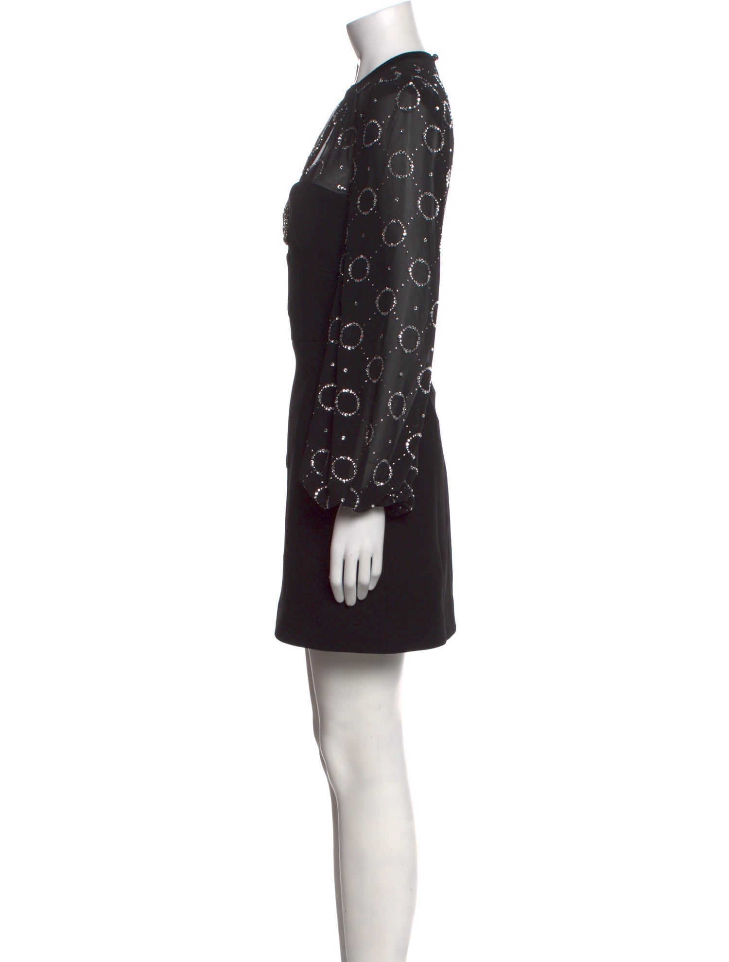 Rebecca Vallance Lace Pattern Mini Dress
