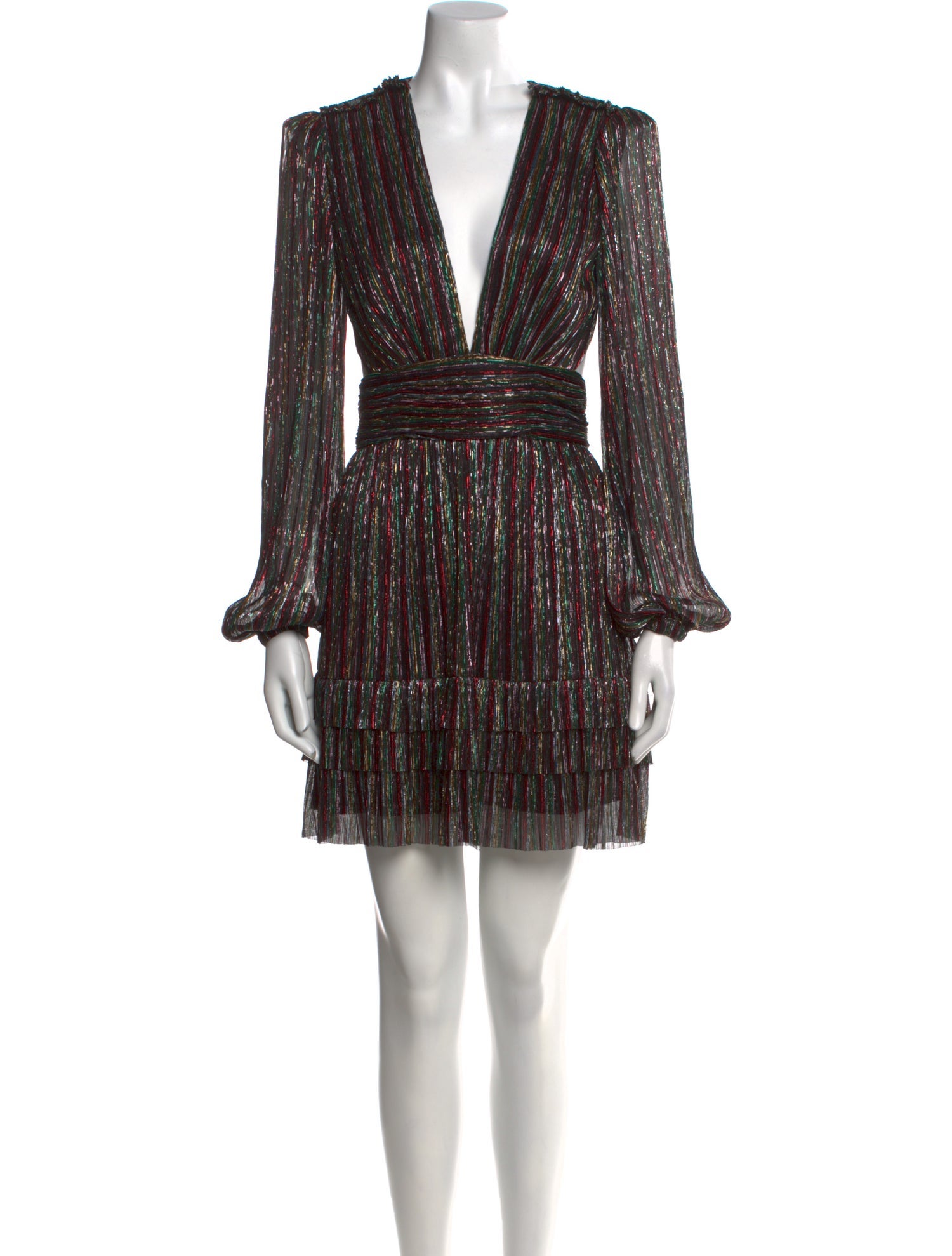 Rebecca Vallance Striped Knee-Length Dress w/ Tags