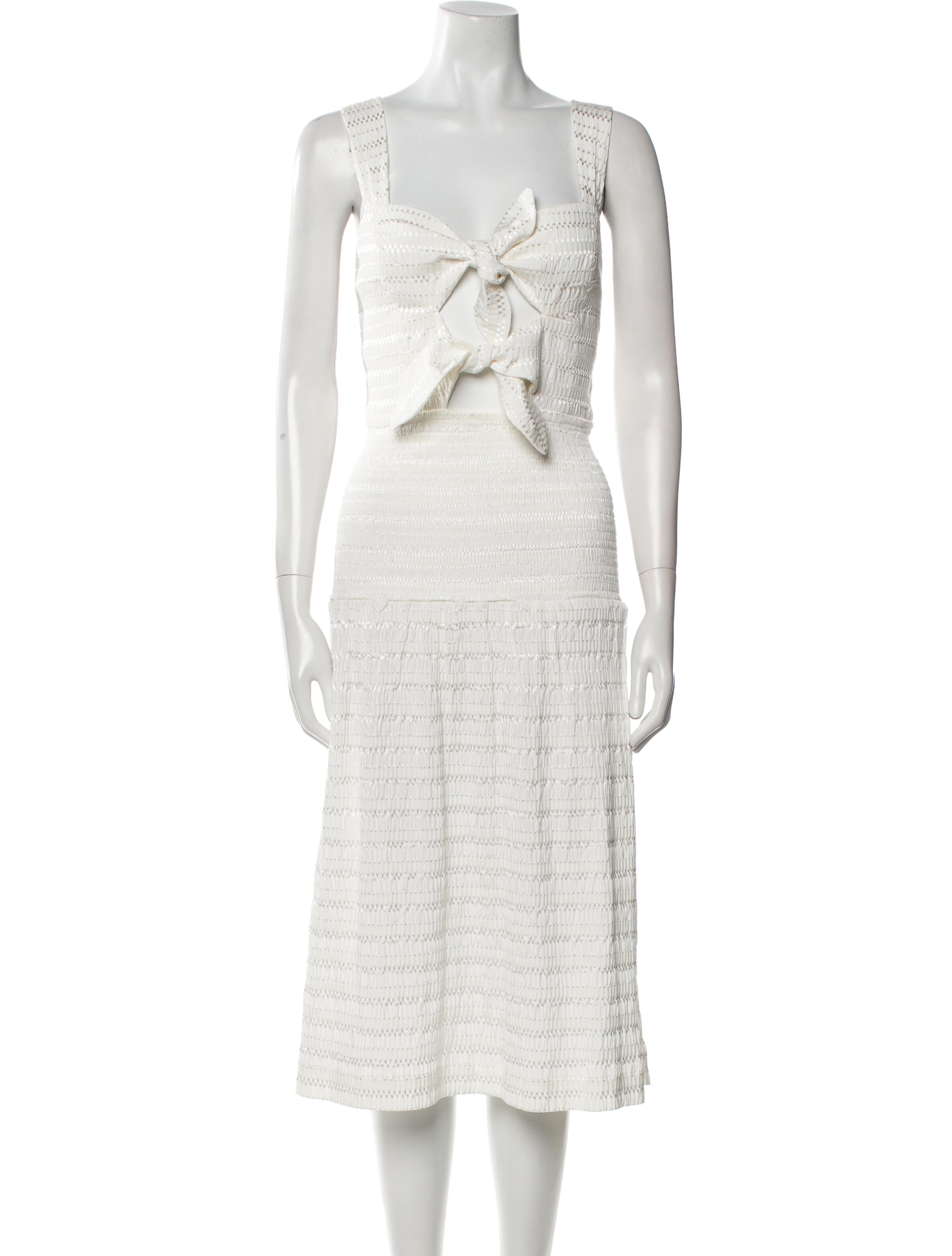 Rebecca Vallance V-Neck Midi Length Dress