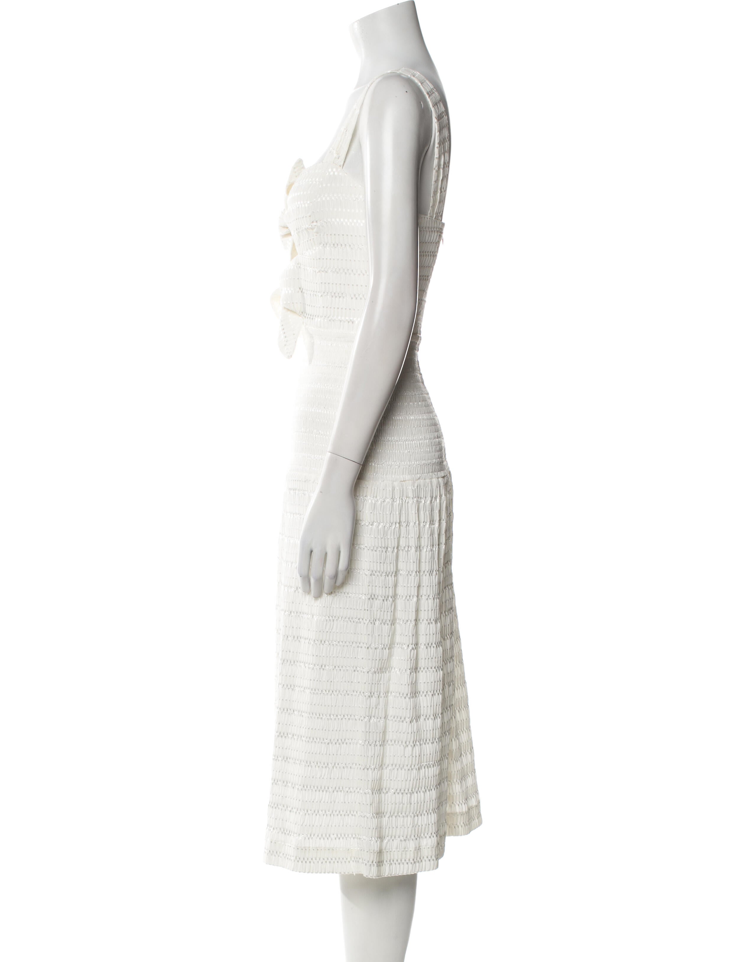 Rebecca Vallance V-Neck Midi Length Dress