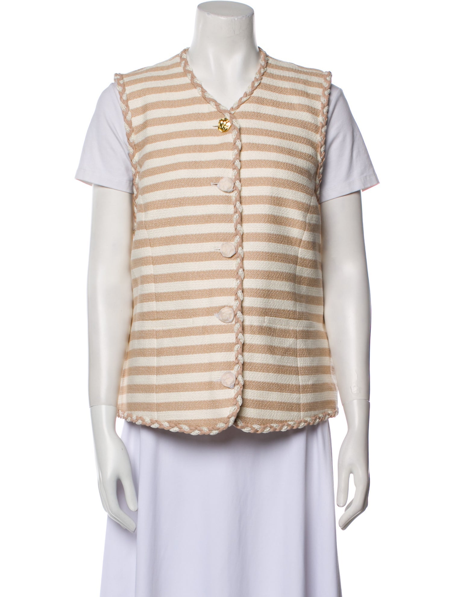 Rebecca Vallance Striped Vest w/ Tags