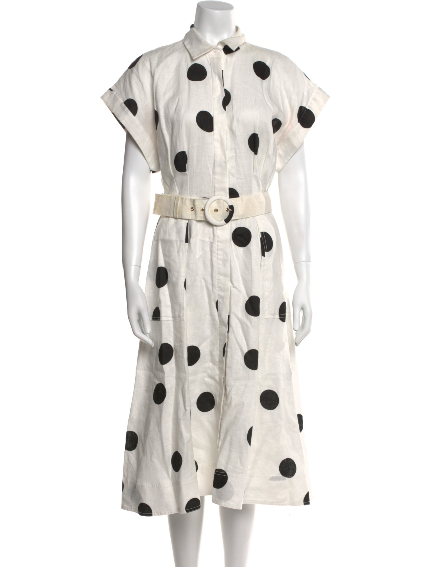 Rebecca Vallance Linen Midi Length Dress