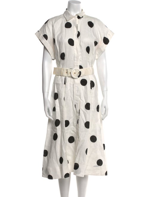 Rebecca Vallance Linen Midi Length Dress