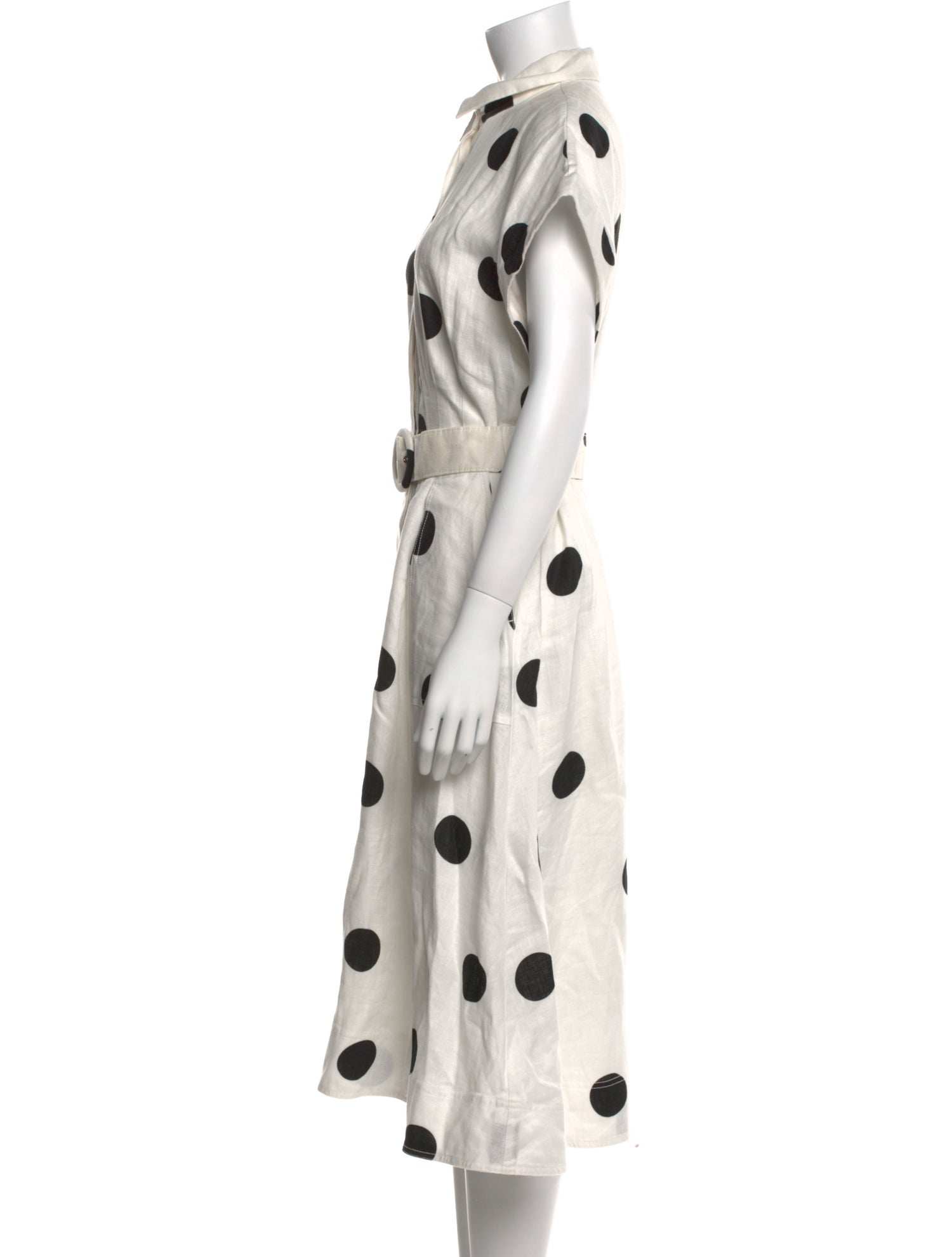 Rebecca Vallance Linen Midi Length Dress