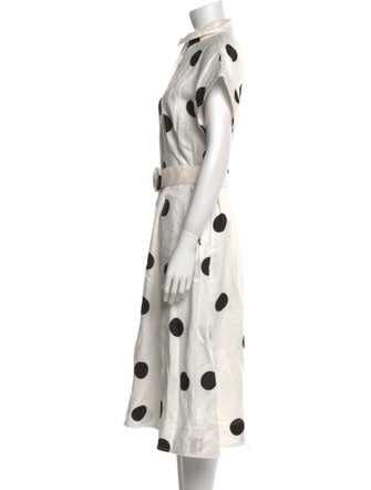 Rebecca Vallance Linen Midi Length Dress