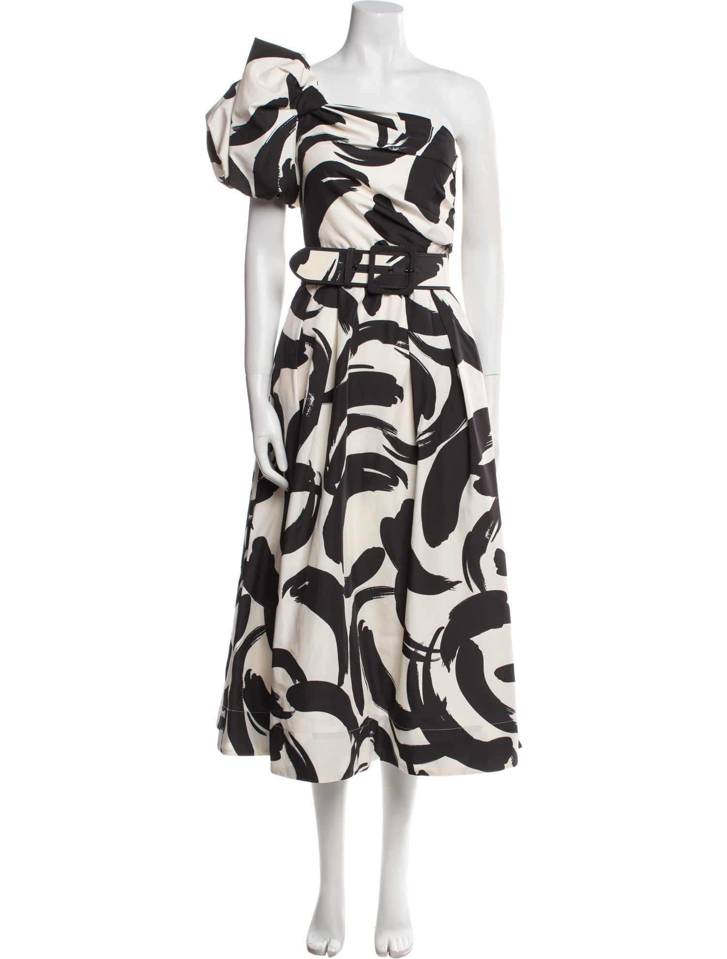 Rebecca Vallance Printed Midi Length Dress