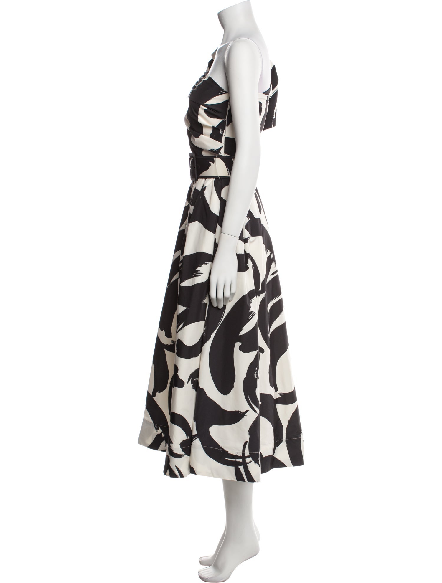 Rebecca Vallance Printed Midi Length Dress