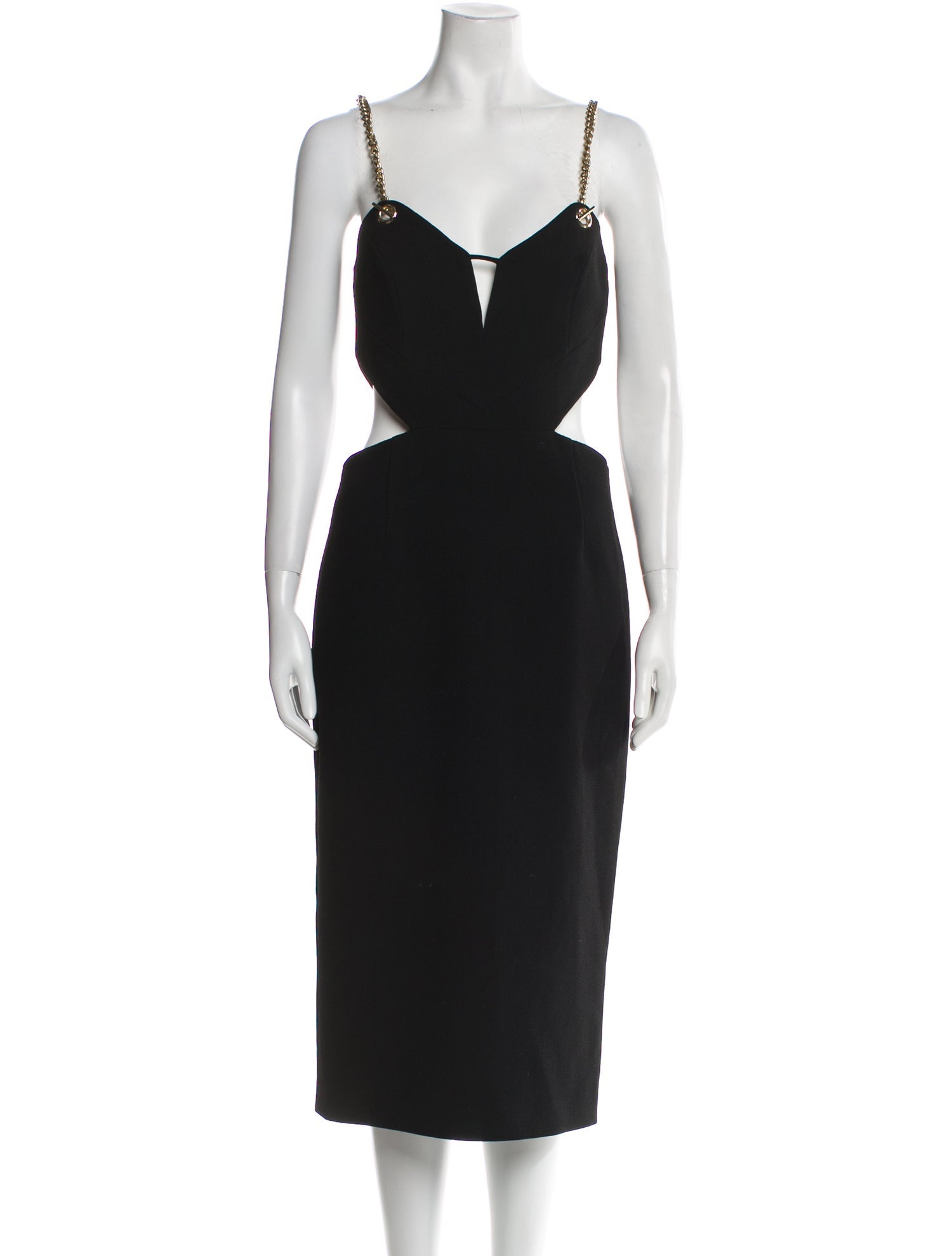 Rebecca Vallance Square Neckline Midi Length Dress