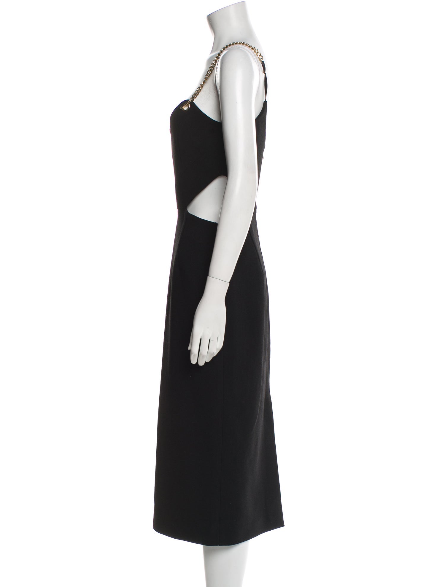 Rebecca Vallance Square Neckline Midi Length Dress