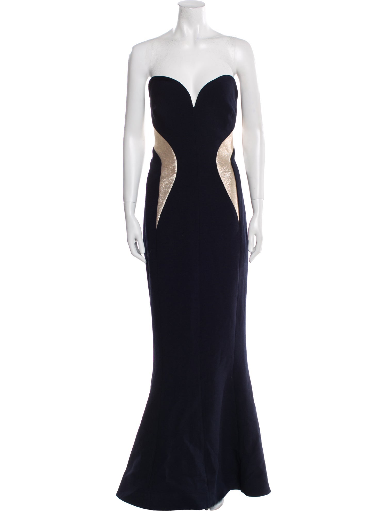 Rebecca Vallance Strapless Long Dress