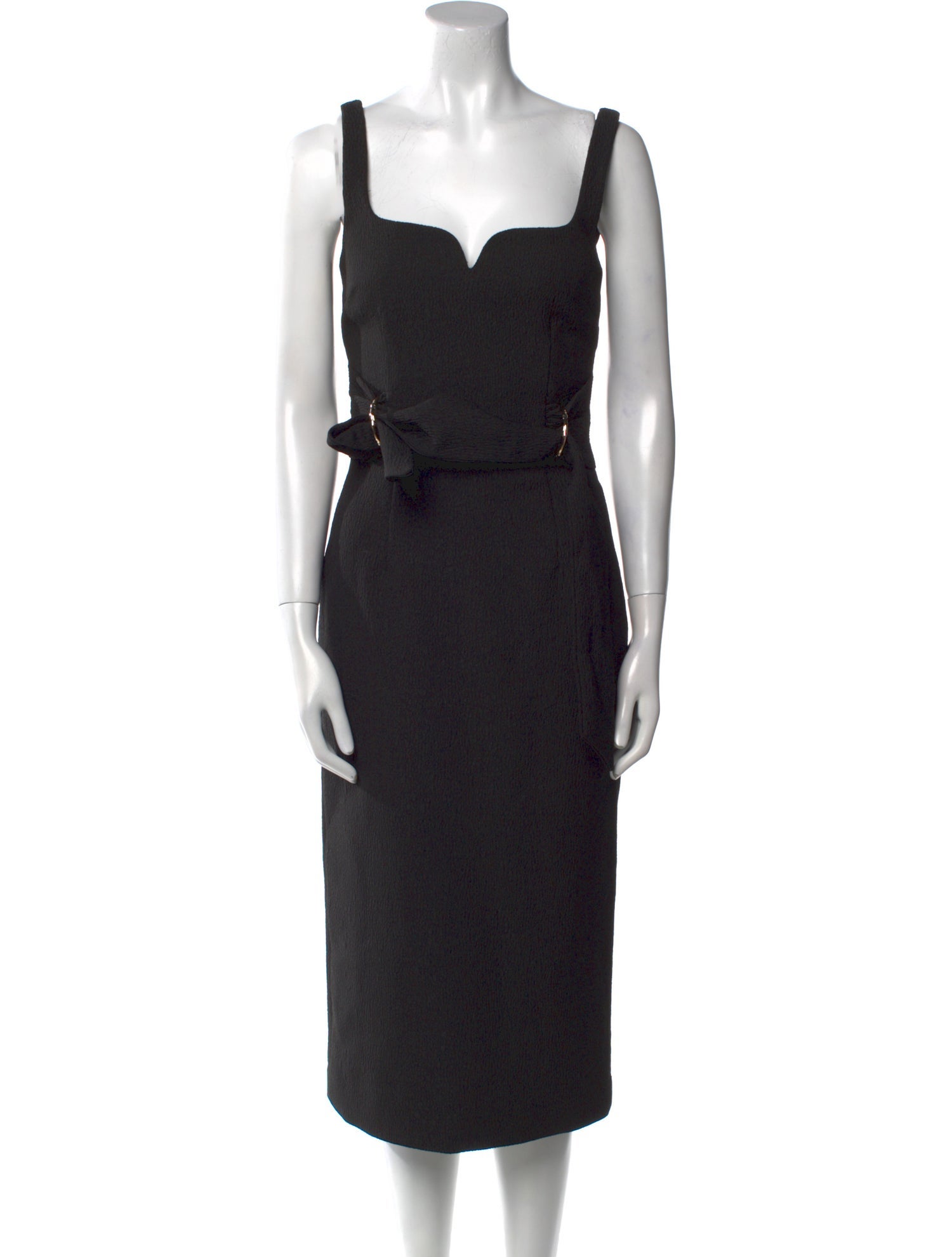 Rebecca Vallance Square Neckline Midi Length Dress