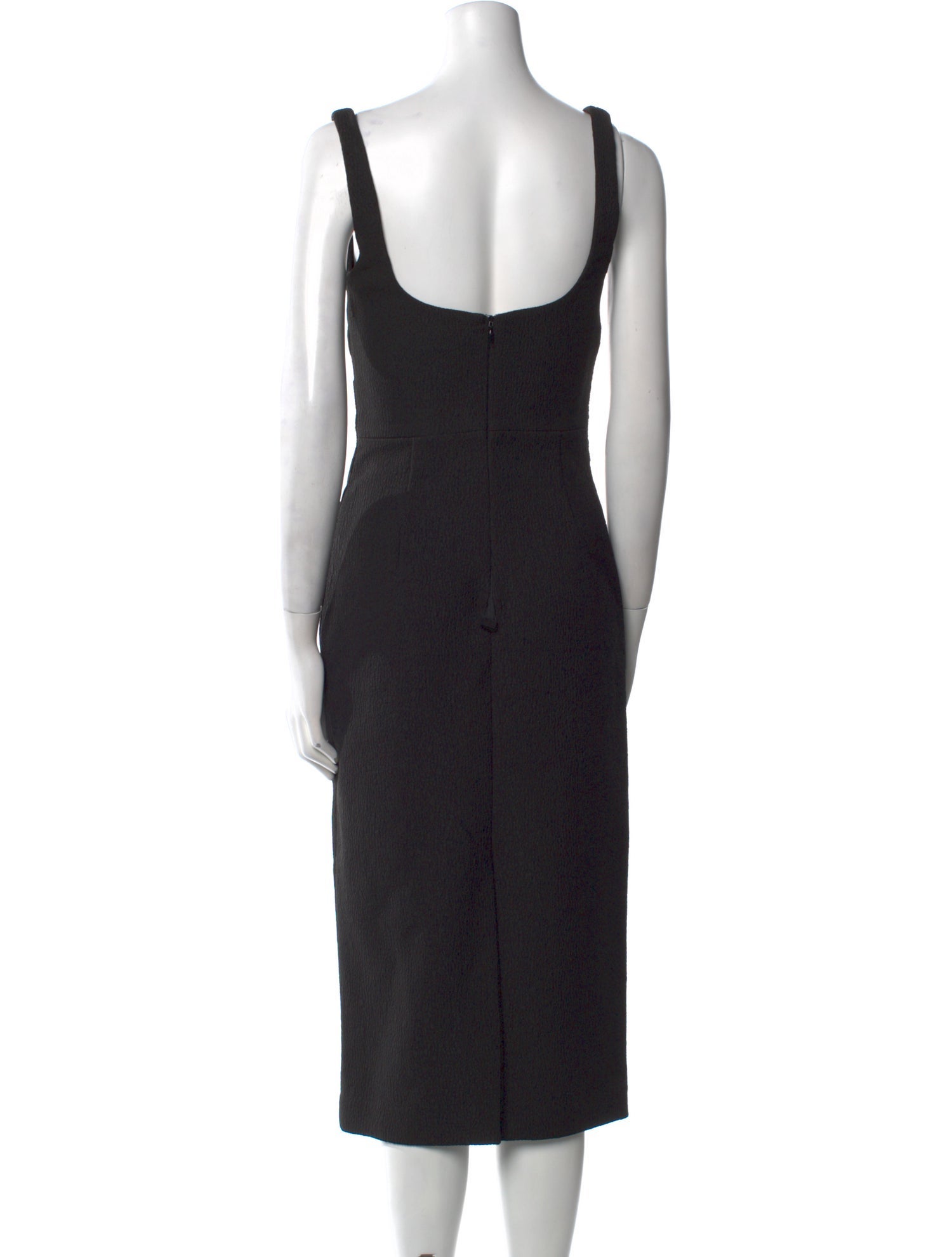 Rebecca Vallance Square Neckline Midi Length Dress